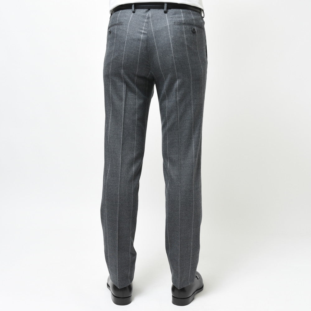 guji(グジ) Magnifico15マニフィコ15 15マイクロンウールチョークストライプ3B1プリーツスーツ(MADE BY RING JACKET / Ermenegildo Zegna