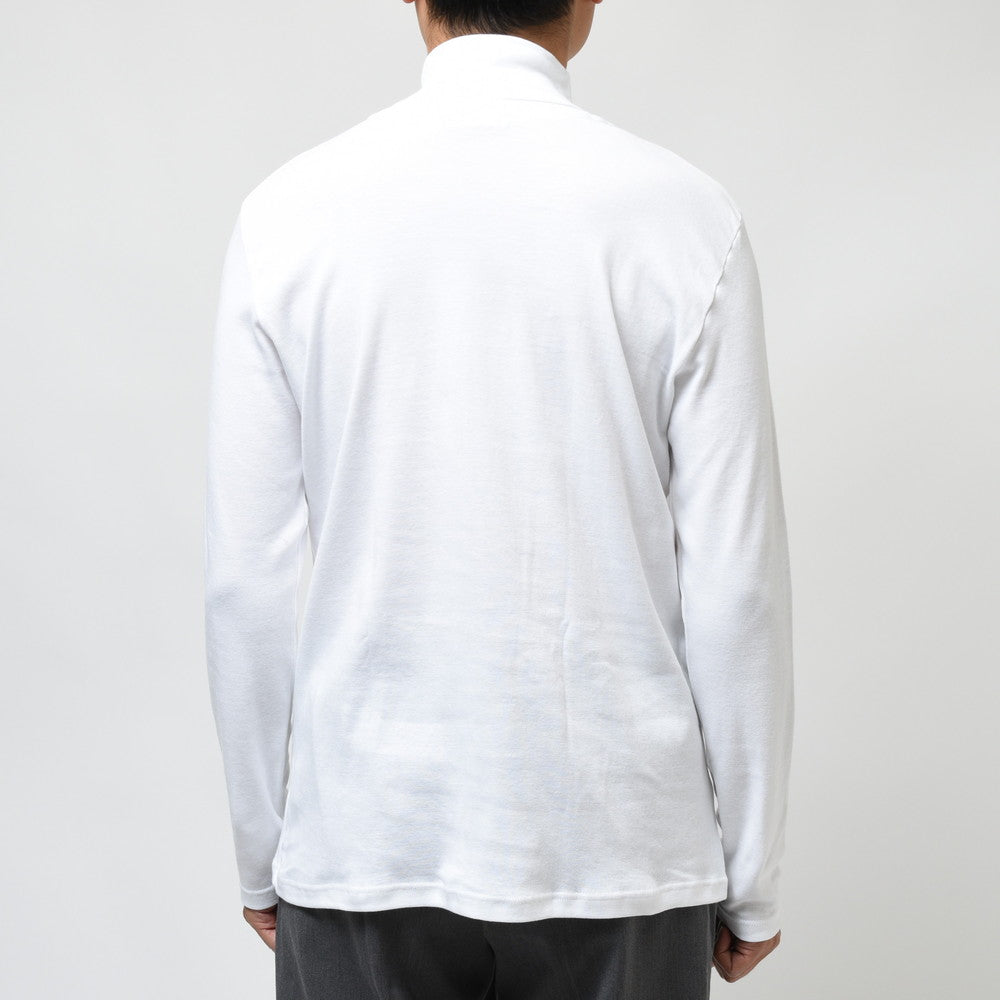 MAISON CORNICHON(メゾン コルニション) コットンフライスタートルネックL/Sカットソー