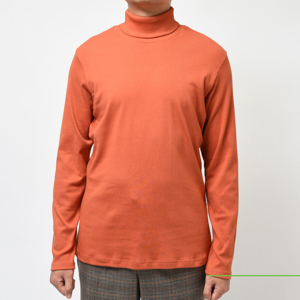 MAISON CORNICHON(メゾン コルニション) コットンフライスタートルネックL/Sカットソー