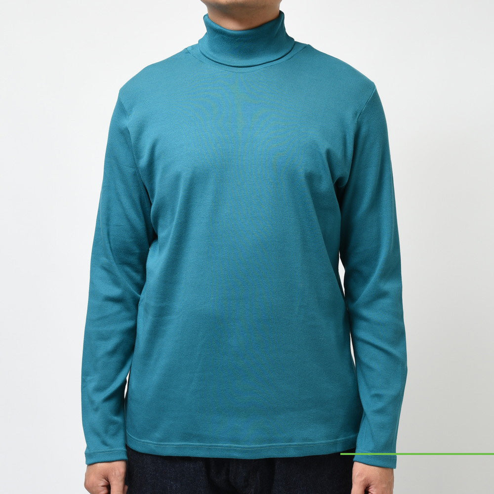 MAISON CORNICHON(メゾン コルニション) コットンフライスタートルネックL/Sカットソー