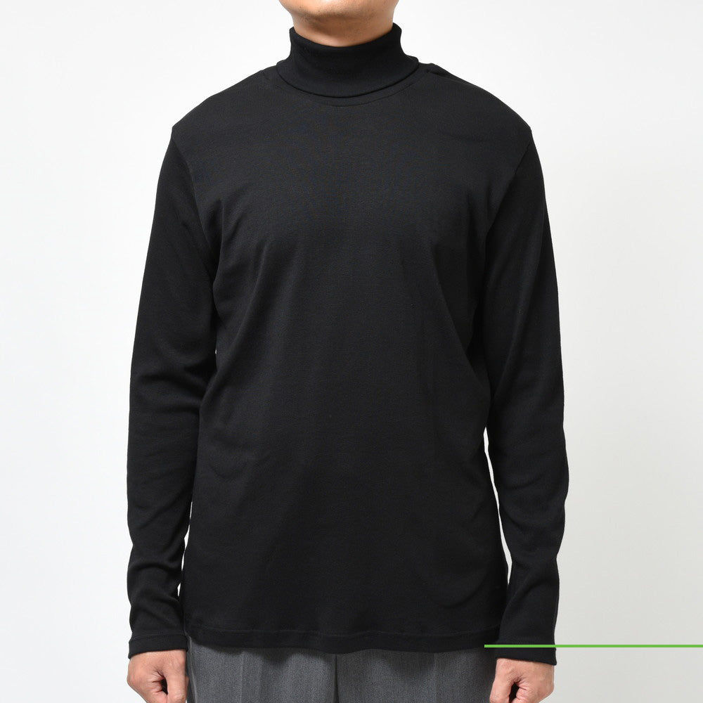MAISON CORNICHON(メゾン コルニション) コットンフライスタートルネックL/Sカットソー
