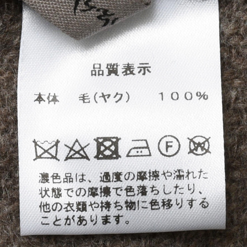 COMOLI(コモリ)×Norlha(ノラ) ヤクウールウィンドーペーンストールジャケット NOMAD NETS