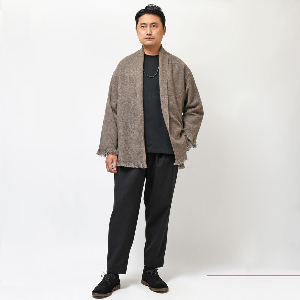 COMOLI(コモリ)×Norlha(ノラ) ヤクウールストールジャケット NOMAD NETS