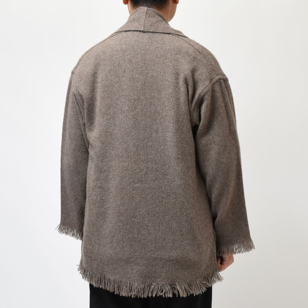 COMOLI(コモリ)×Norlha(ノラ) ヤクウールストールジャケット NOMAD NETS