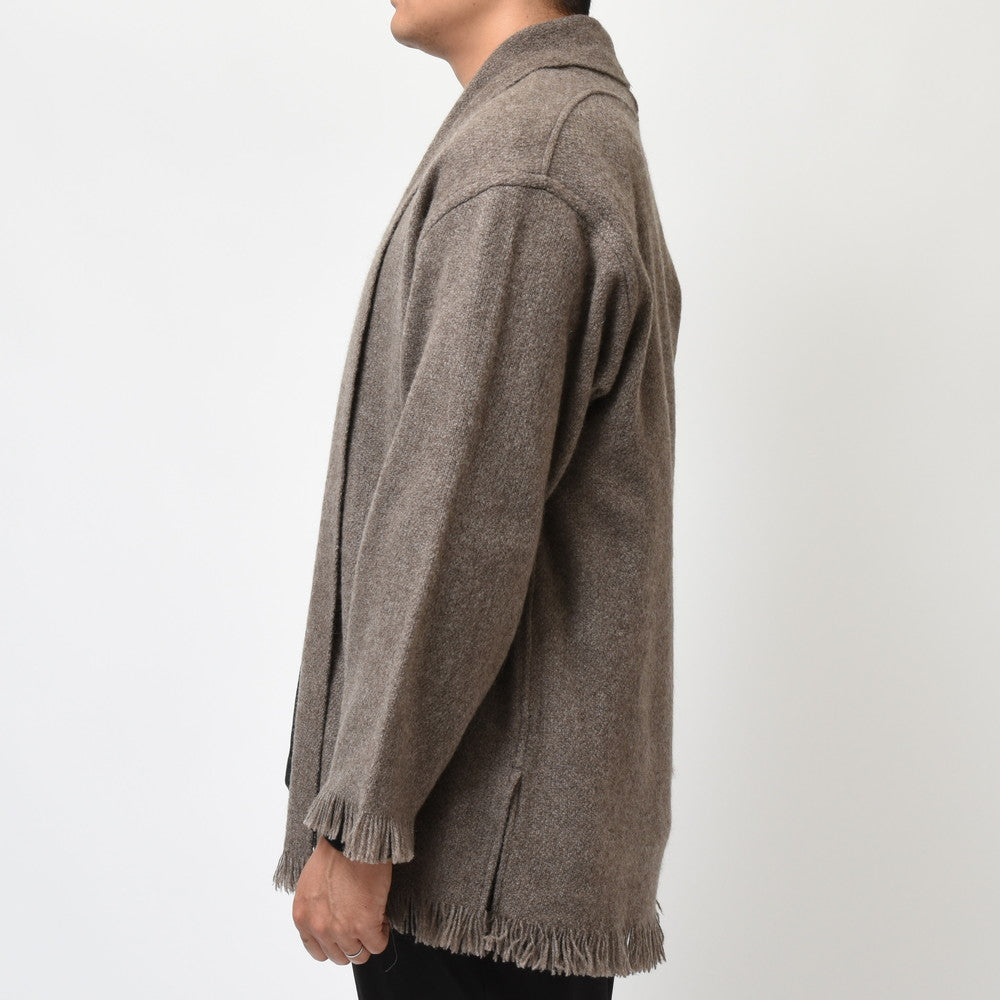 COMOLI(コモリ)×Norlha(ノラ) ヤクウールストールジャケット NOMAD NETS