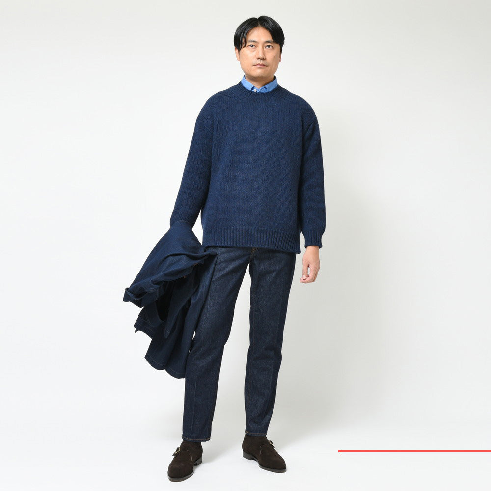 BEGG X CO(ベグ アンド コー) WILLOWウィロー ローゲージカシミアクルーネックニット