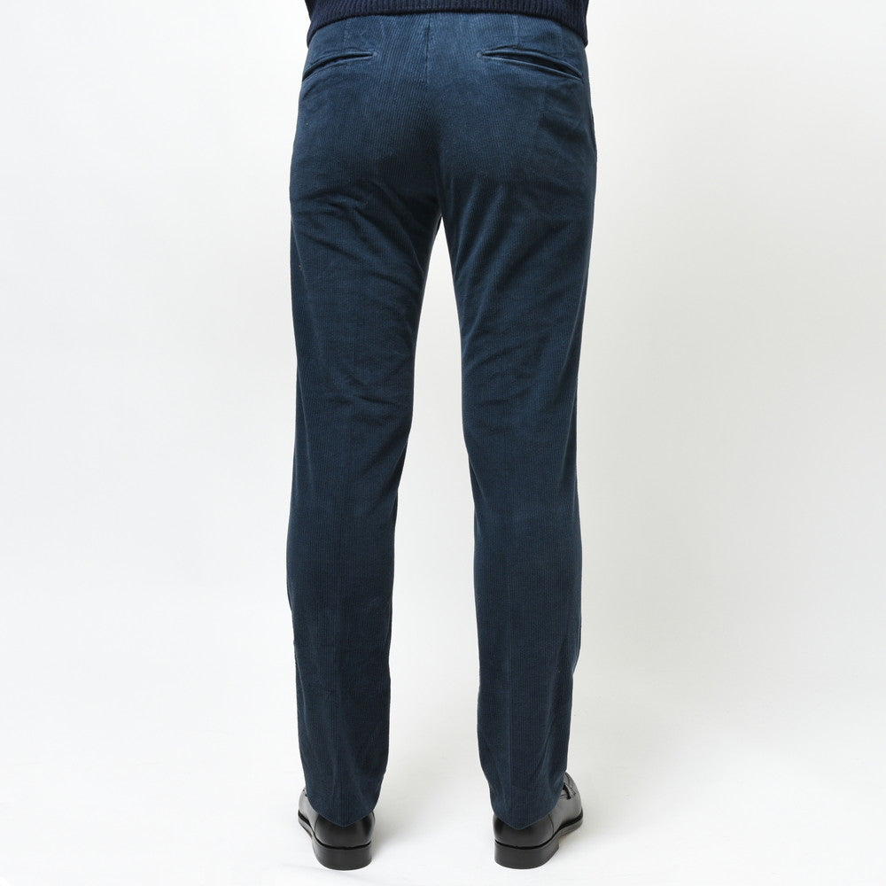 INCOTEX SLACKS(インコテックス スラックス) SLIM FIT ガーメントダイストレッチコットンコーデュロイテーパードパンツ 470-81535(M)