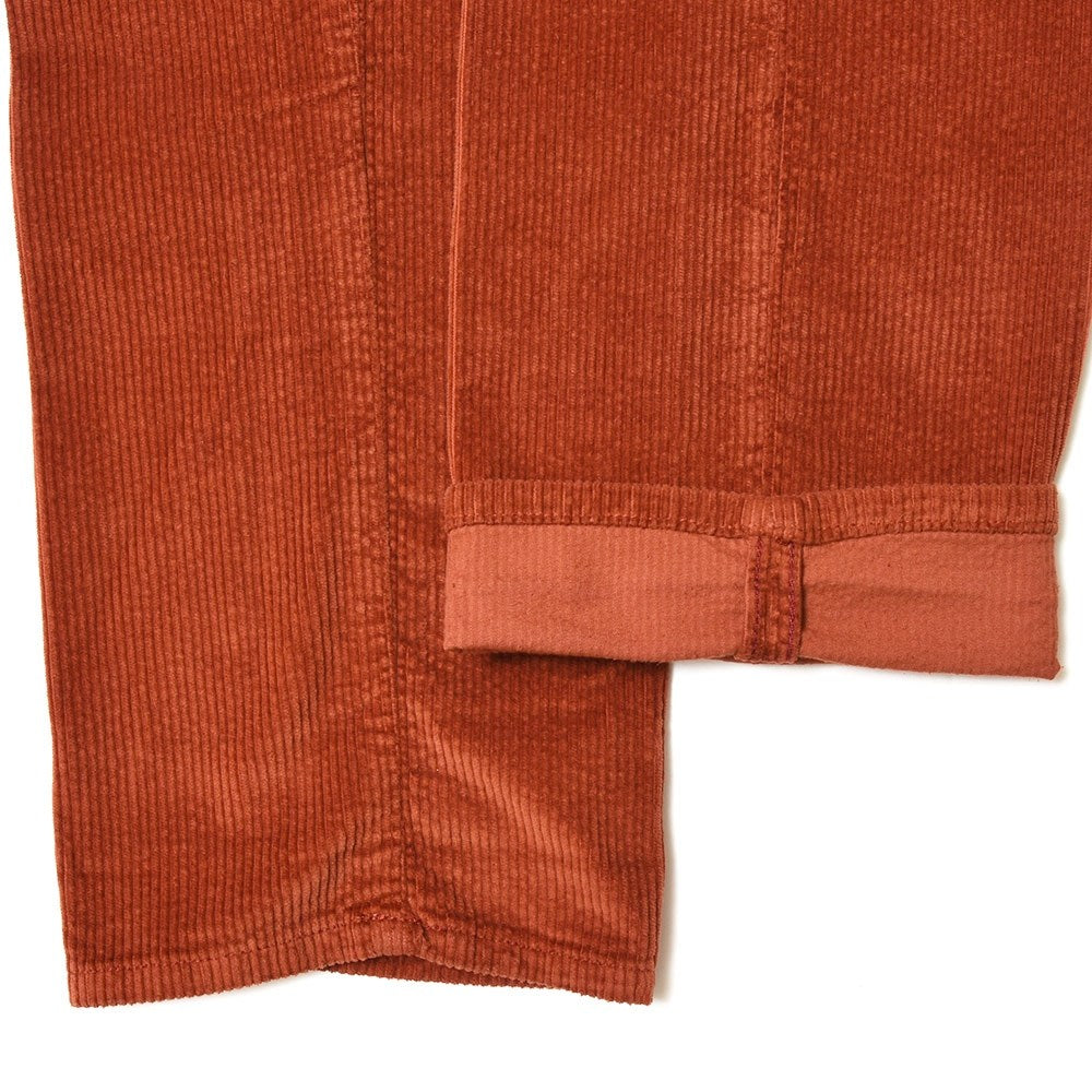 INCOTEX SLACKS(インコテックス スラックス) SLIM FIT ガーメントダイストレッチコットンコーデュロイテーパードパンツ 470-81535(M)