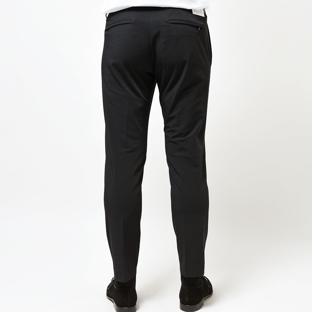 PT TORINO ピーティー トリノ Active コットン ナイロン ストレッチ ノープリーツ パンツ EPSILON BACK ZIP