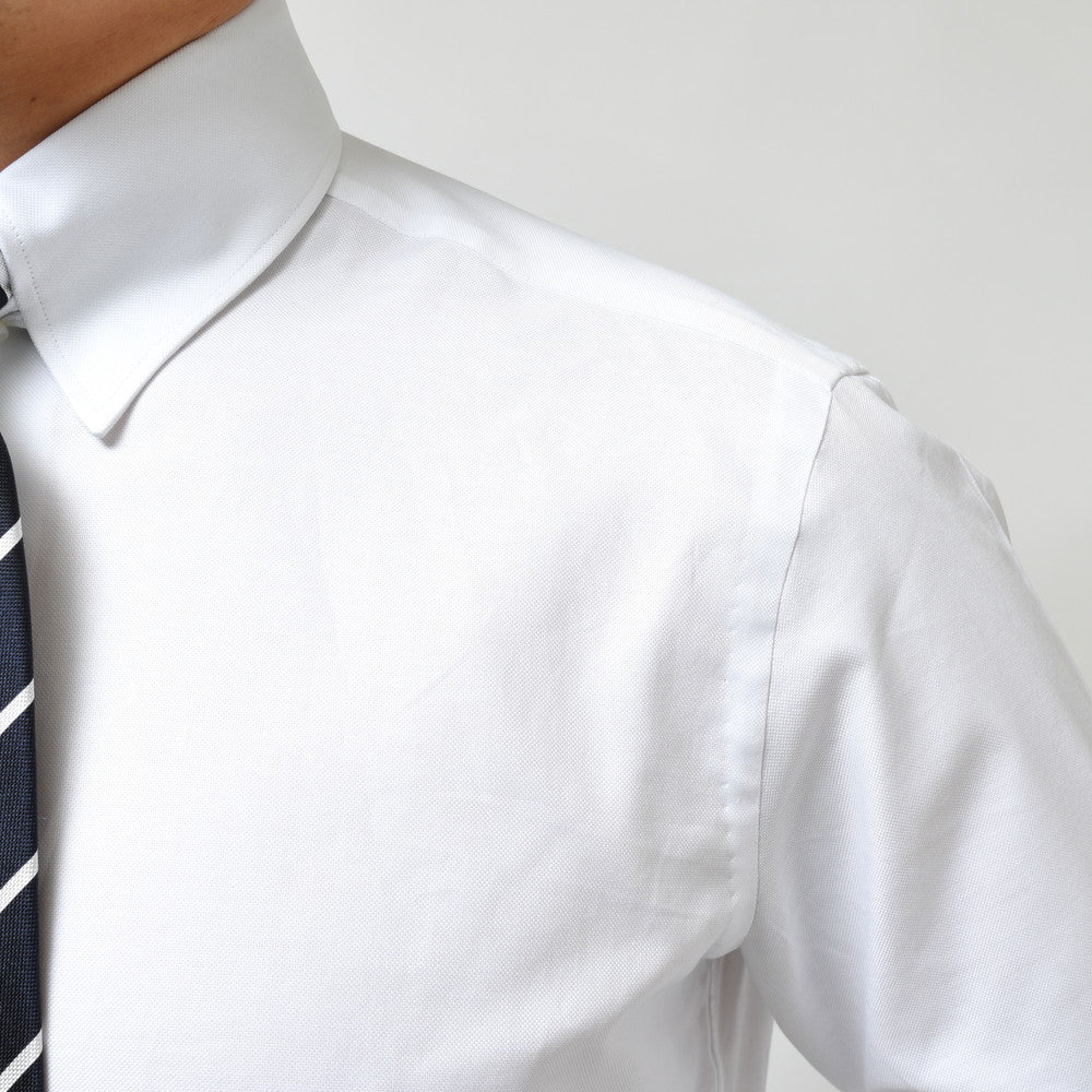 BARBA(バルバ) TAB コットンピンオックスタブカラーシャツ 487-81452