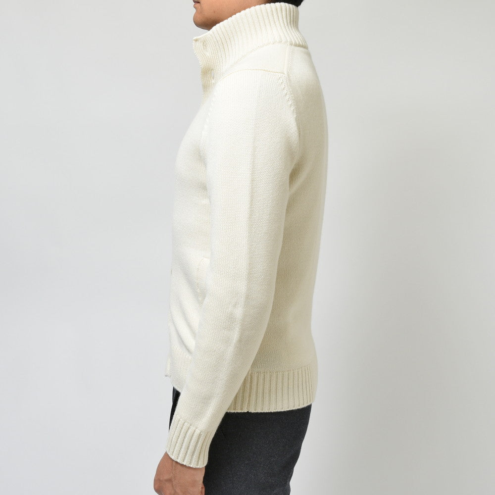 ZANONE(ザノーネ) 5ゲージカシミアスタンドカラーニットカーディガン CHIOTO SLIM FIT/812519/ZK117