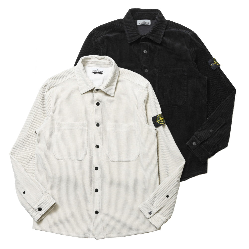 STONE ISLAND(ストーンアイランド) ガーメントダイコットンコーデュロイシャツブルゾン 79-151-13-11