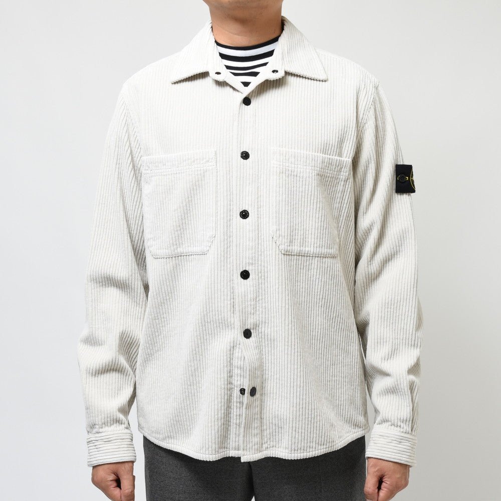 STONE ISLAND(ストーンアイランド) ガーメントダイコットンコーデュロイシャツブルゾン 79-151-13-11