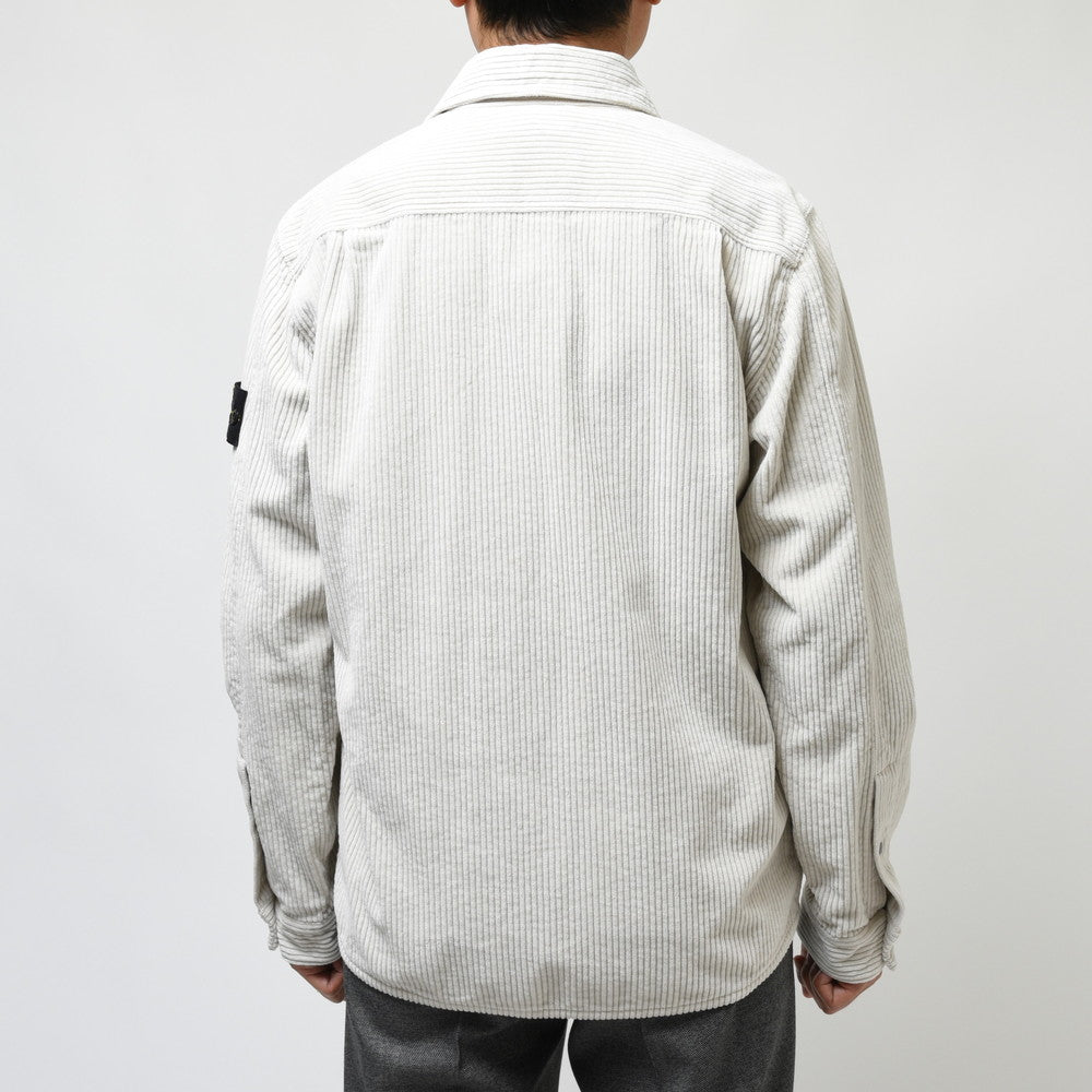STONE ISLAND(ストーンアイランド) ガーメントダイコットンコーデュロイシャツブルゾン 79-151-13-11