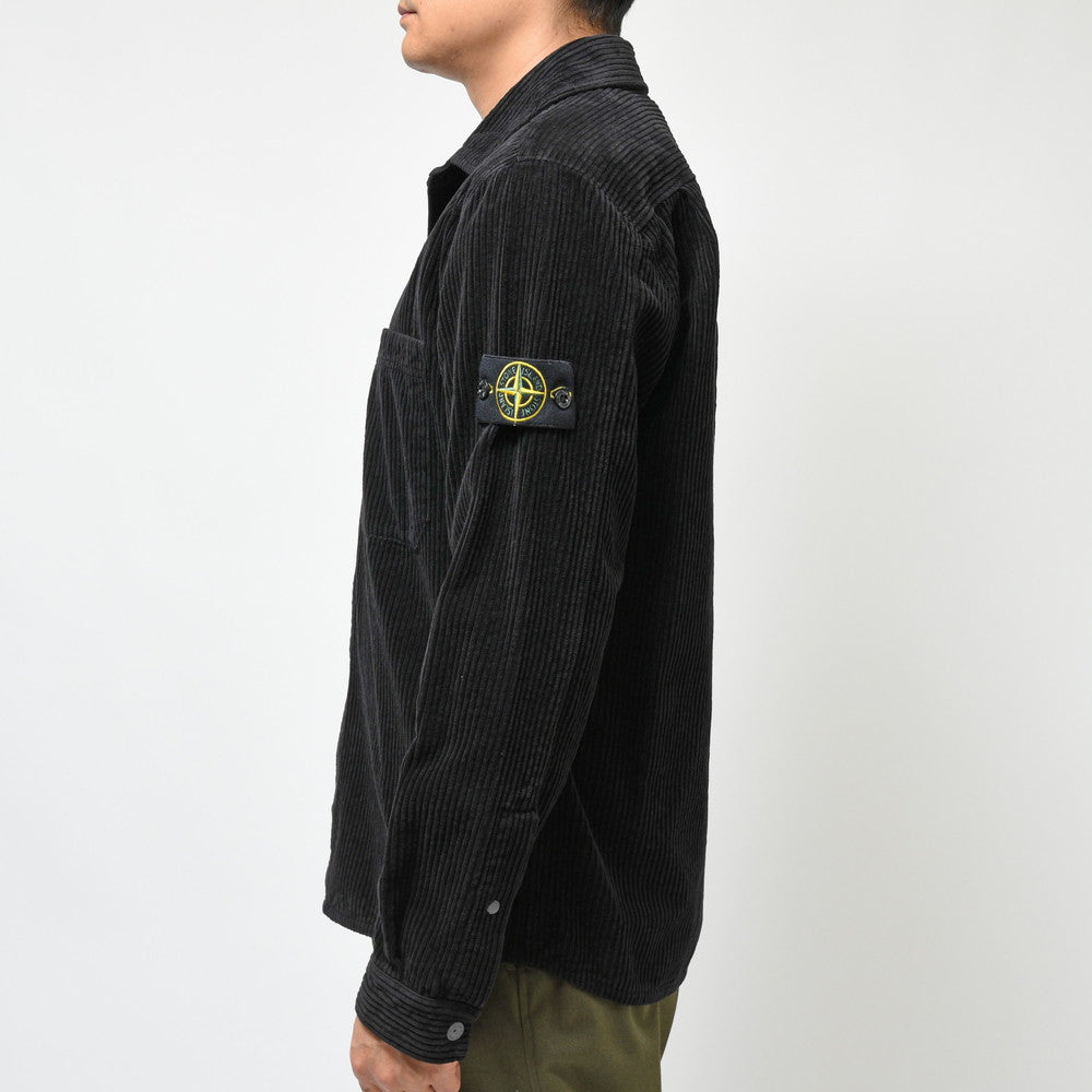 STONE ISLAND(ストーンアイランド) ガーメントダイコットンコーデュロイシャツブルゾン 79-151-13-11