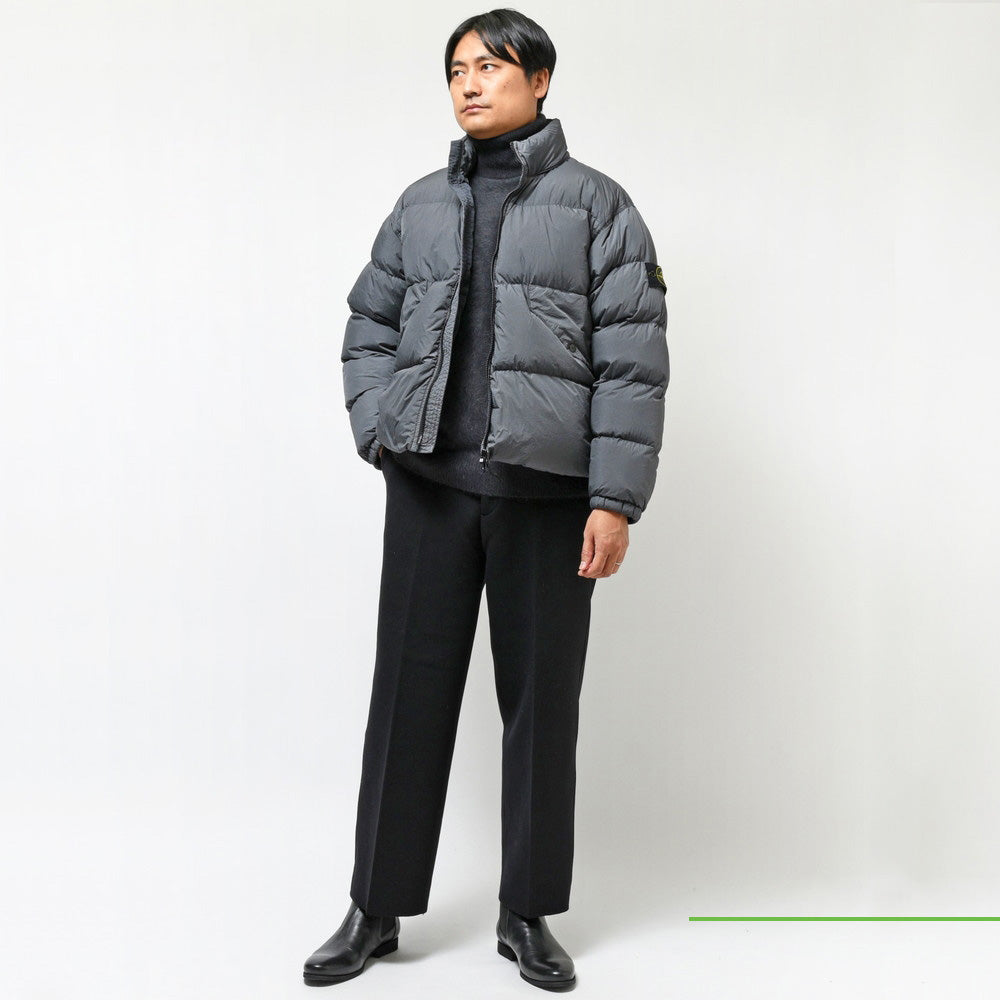 STONE ISLAND(ストーンアイランド) ガーメントダイナイロンレップススタンドカラーダウンジャケット 79-154-06-23