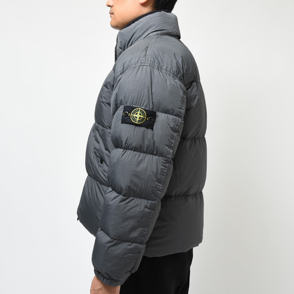 STONE ISLAND(ストーンアイランド) ガーメントダイナイロンレップススタンドカラーダウンジャケット 79-154-06-23