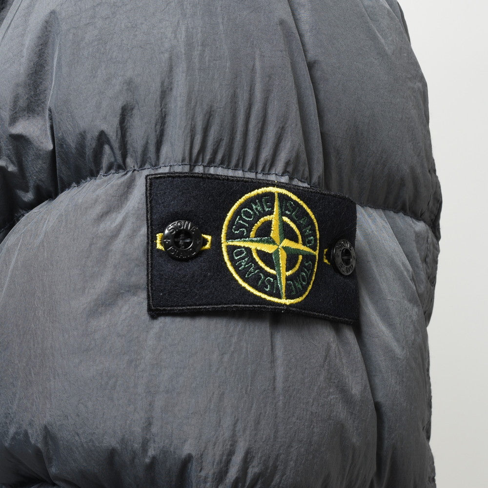 STONE ISLAND(ストーンアイランド) ガーメントダイナイロンレップススタンドカラーダウンジャケット 79-154-06-23