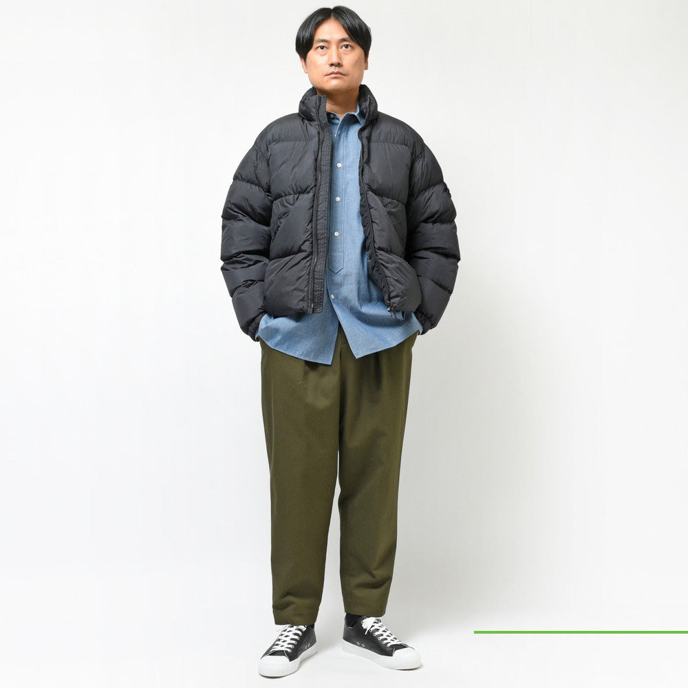 STONE ISLAND(ストーンアイランド) ガーメントダイナイロンレップススタンドカラーダウンジャケット 79-154-06-23