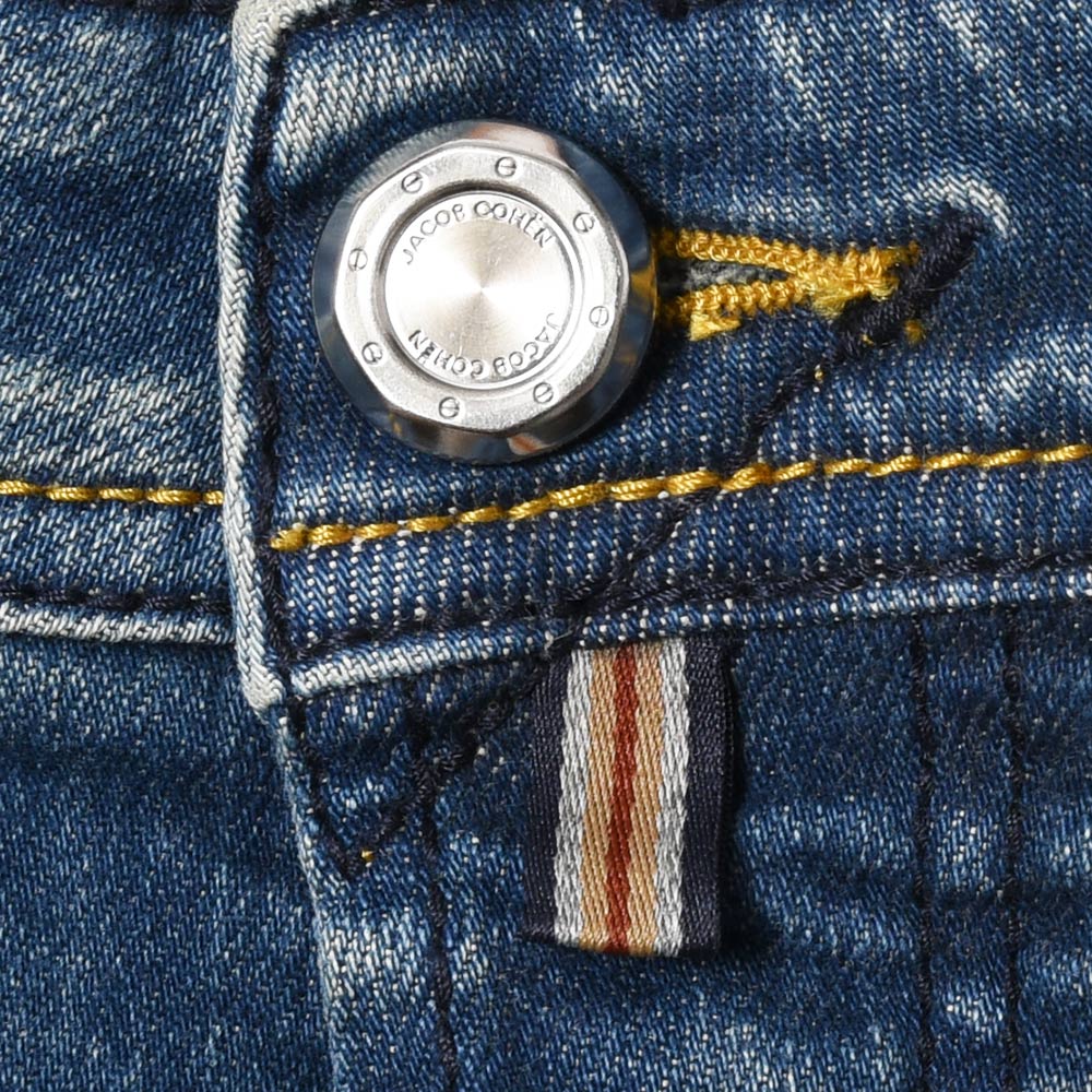 JACOB COHEN(ヤコブコーエン) BARDバード LIMITED EDITION ヴィンテージウォッシュタイトストレートストレッチセルビッジデニム 226-82158/S3619/552