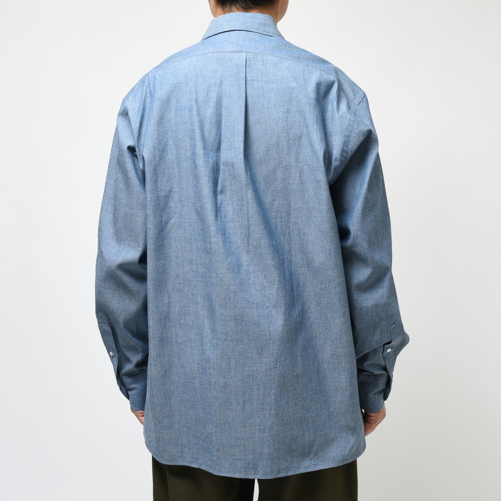 la favola(ラファーヴォラ) コットンシャンブレーワークシャツ S10