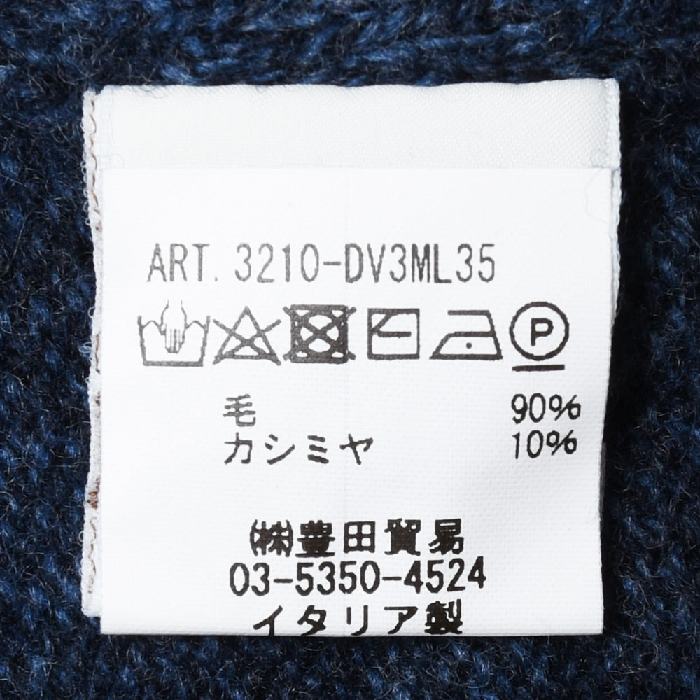 FILIPPO DE LAURENTIIS(フィリッポ デ ローレンティス) 7ゲージウールカシミアタートルネックニット DV3ML35