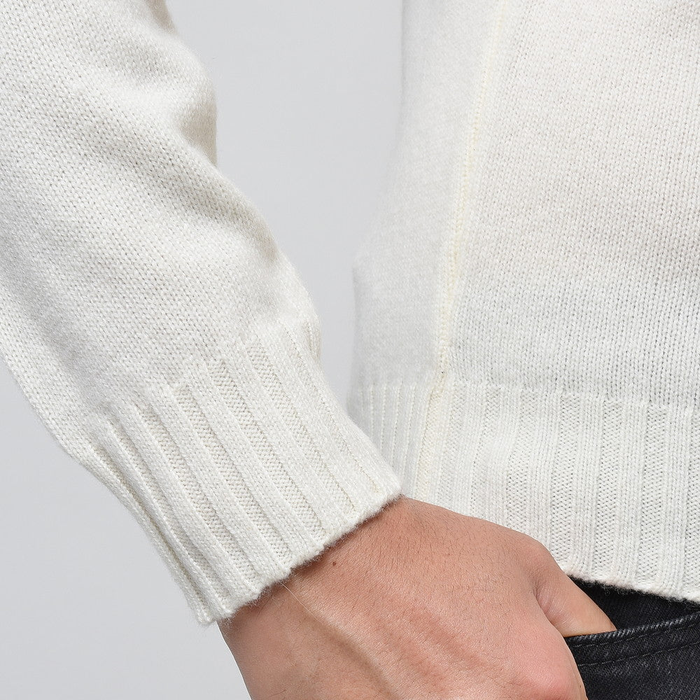 FILIPPO DE LAURENTIIS(フィリッポ デ ローレンティス) 7ゲージウールカシミアモックネックニット LU3ML35