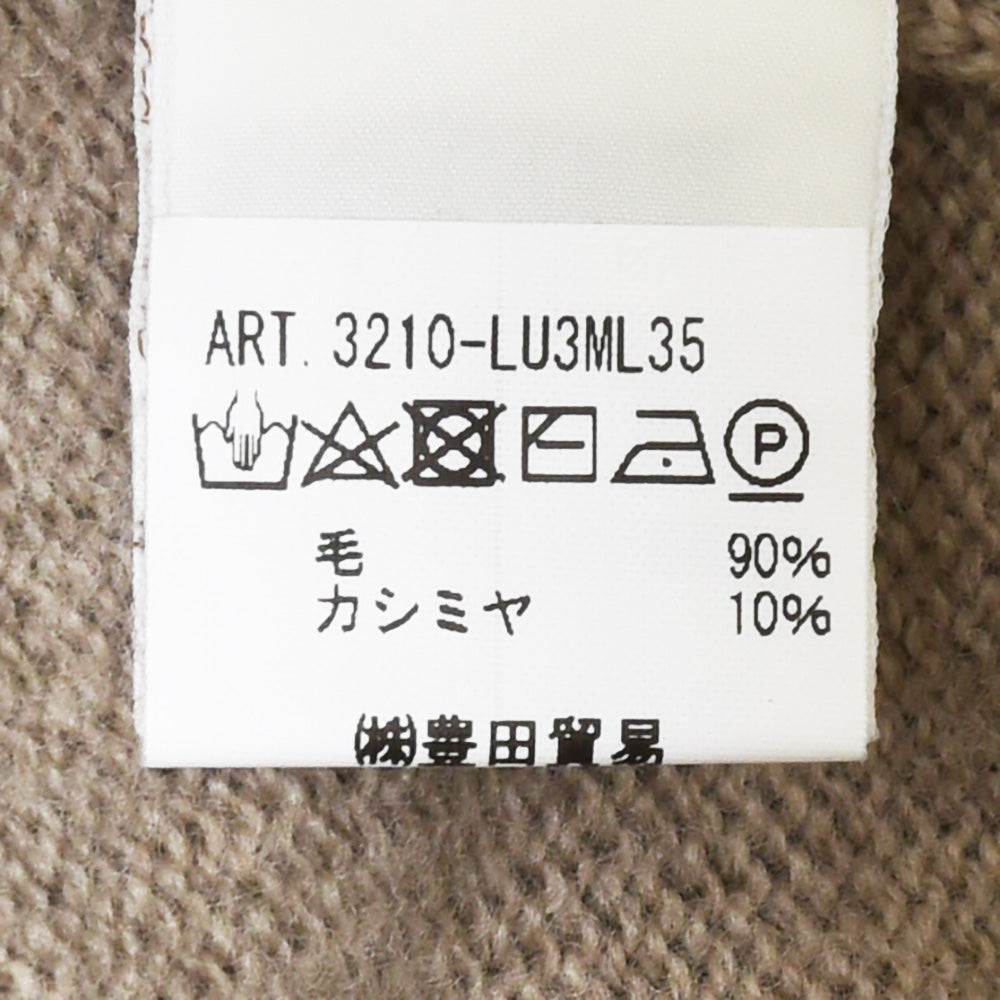 FILIPPO DE LAURENTIIS(フィリッポ デ ローレンティス) 7ゲージウールカシミアモックネックニット LU3ML35