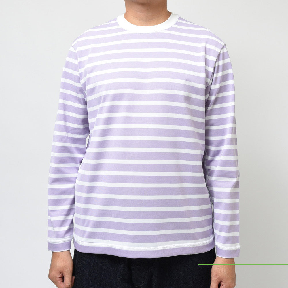 AMBELL(アンベル) コットンボーダークルーネックL/Sカットソー 00018(4)