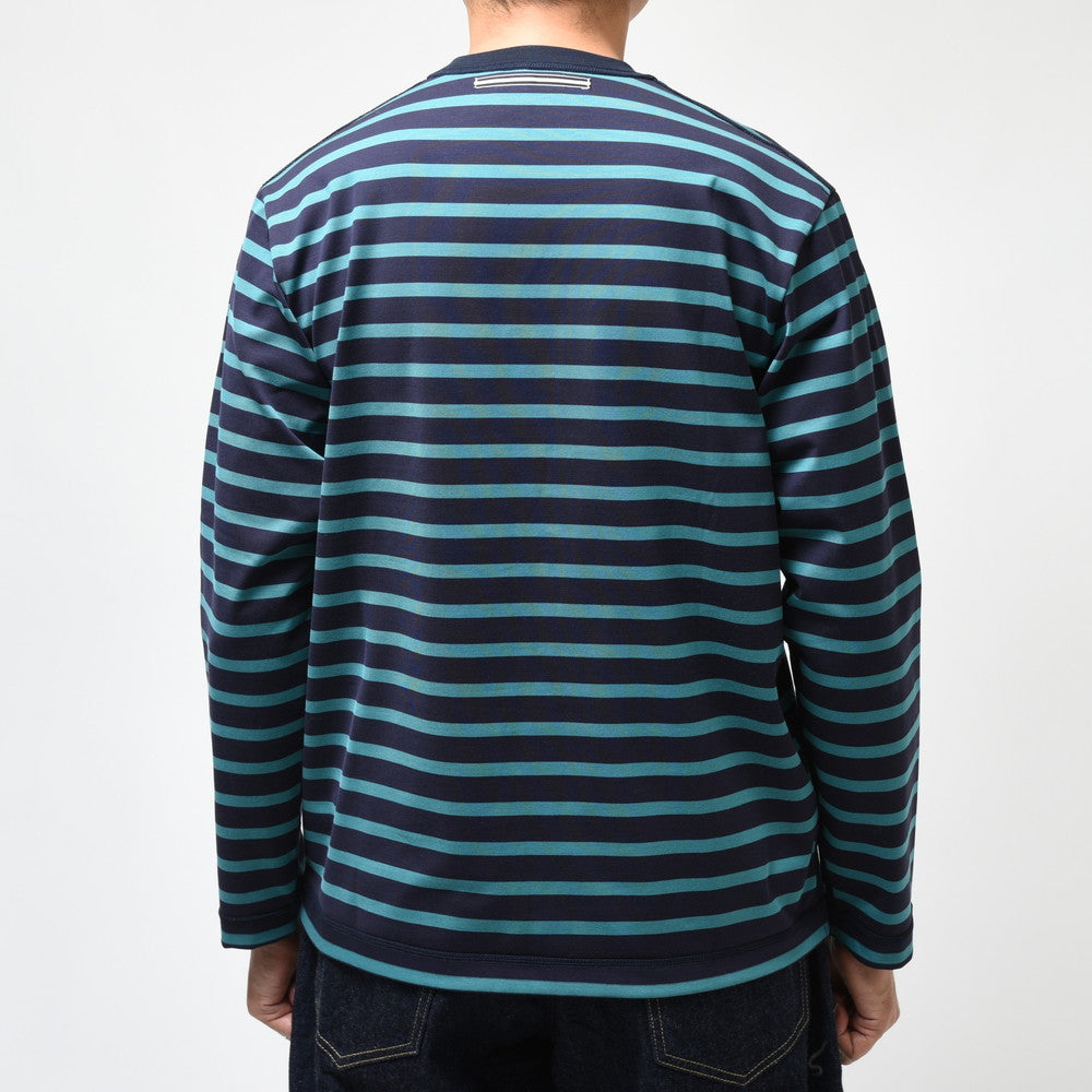 AMBELL(アンベル) コットンボーダークルーネックL/Sカットソー 00018(4)
