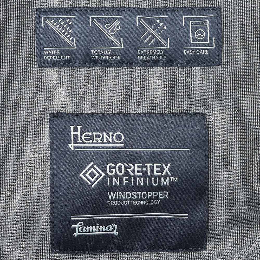 HERNO(ヘルノ) Laminarラミナー 2レイヤーゴアテックスフーディーダウンベスト PI00321UL-11106