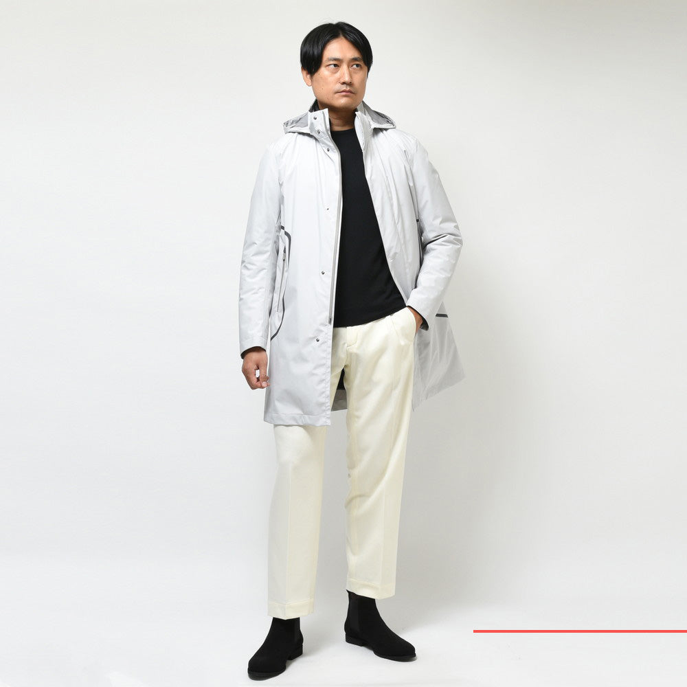 HERNO(ヘルノ) Laminarラミナー 3レイヤーゴアテックスフーディーコート(デタッチャブルダウンライナー仕様) PI00332UL-12592+12020COAT