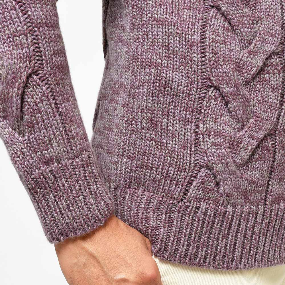 Settefili Cashmere セッテフィーリ カシミア カシミヤ ケーブル ショールカラー ニットカーディガン