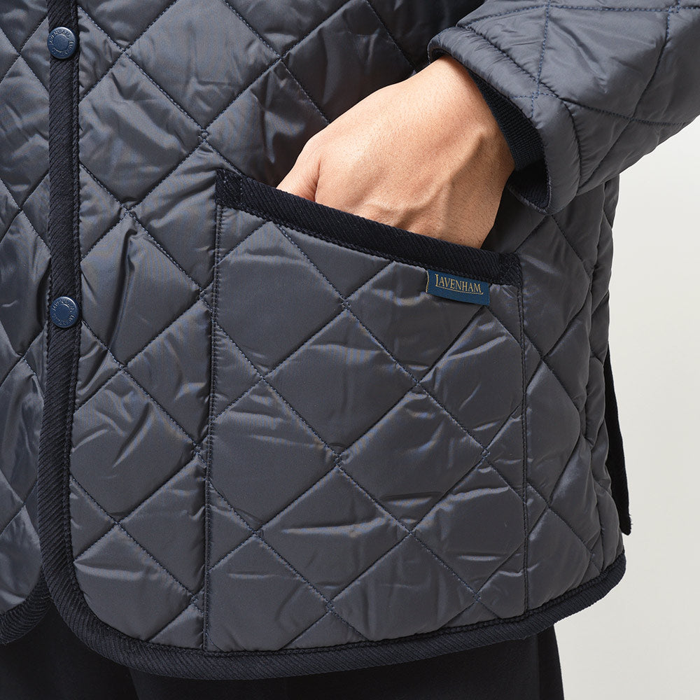 LAVENHAM ラベンハム DENHAM デンハム ポリエステル キルティングジャケット