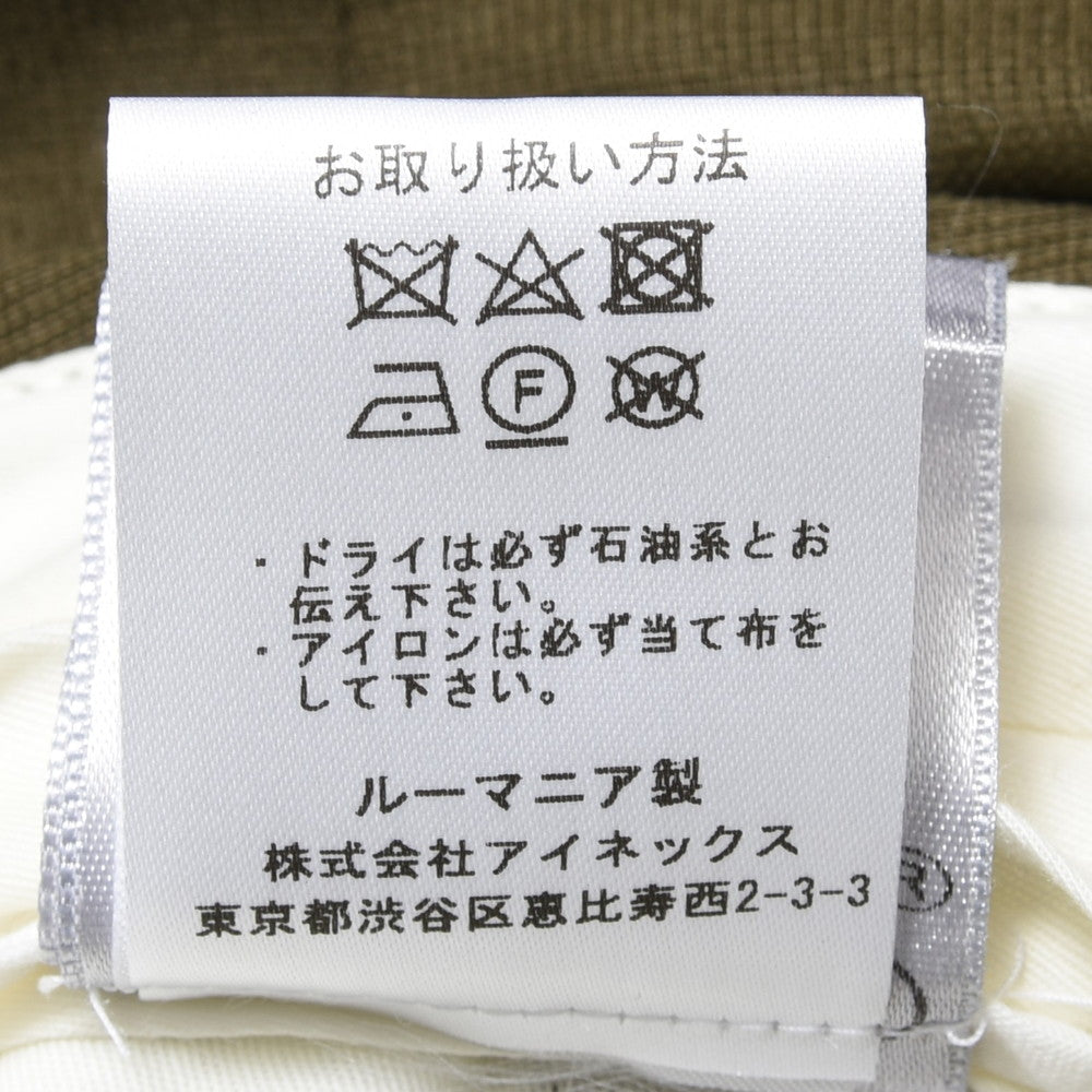 BERNARD ZINS(ベルナール ザンス) BAC J コットンピケ2インプリーツテーパードパンツ 60478