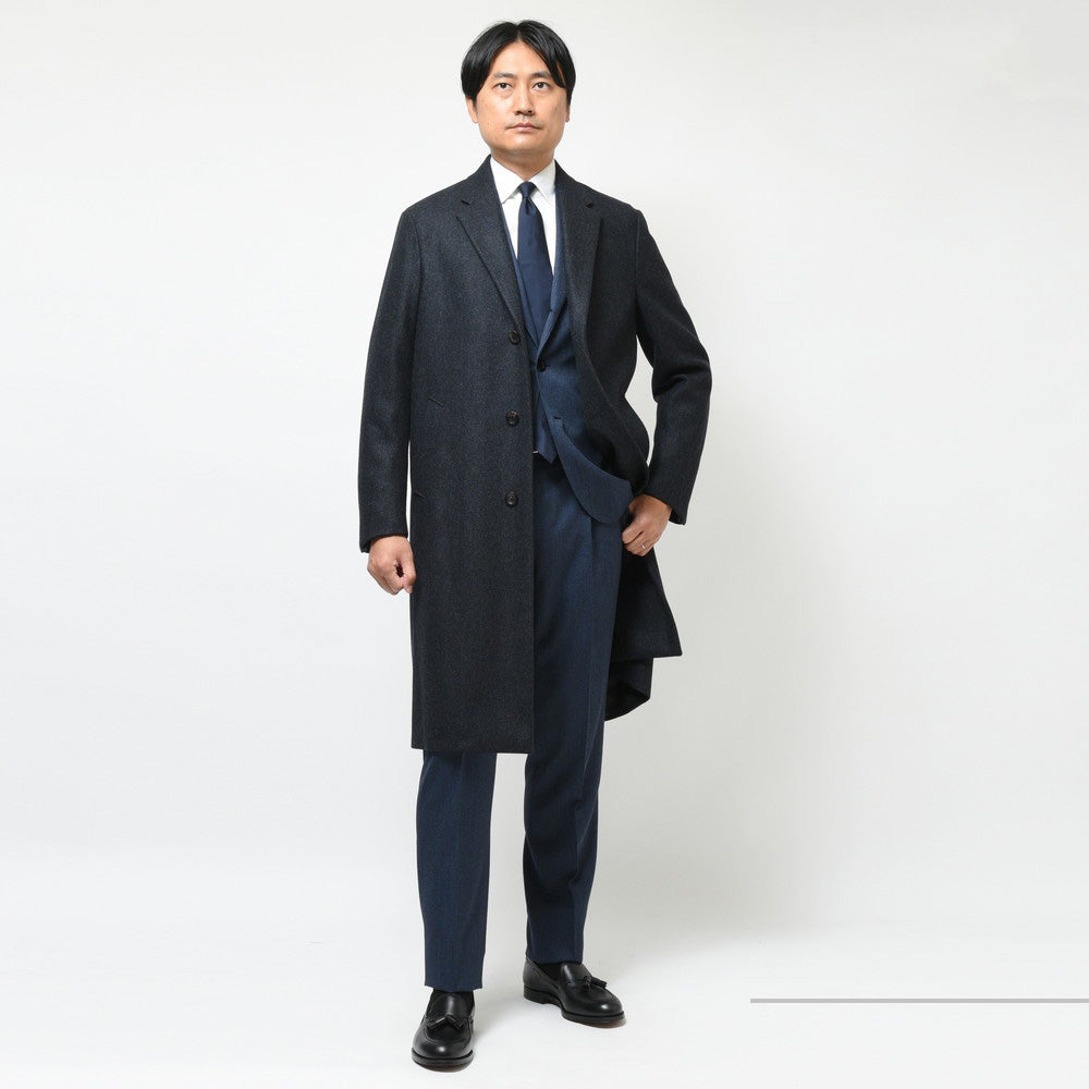 GIANFRANCO BOMMEZZADRI(ジャンフランコ ボメザドリ) ウールフランネルチェスターフィールドコート L-COAT-J/E6966