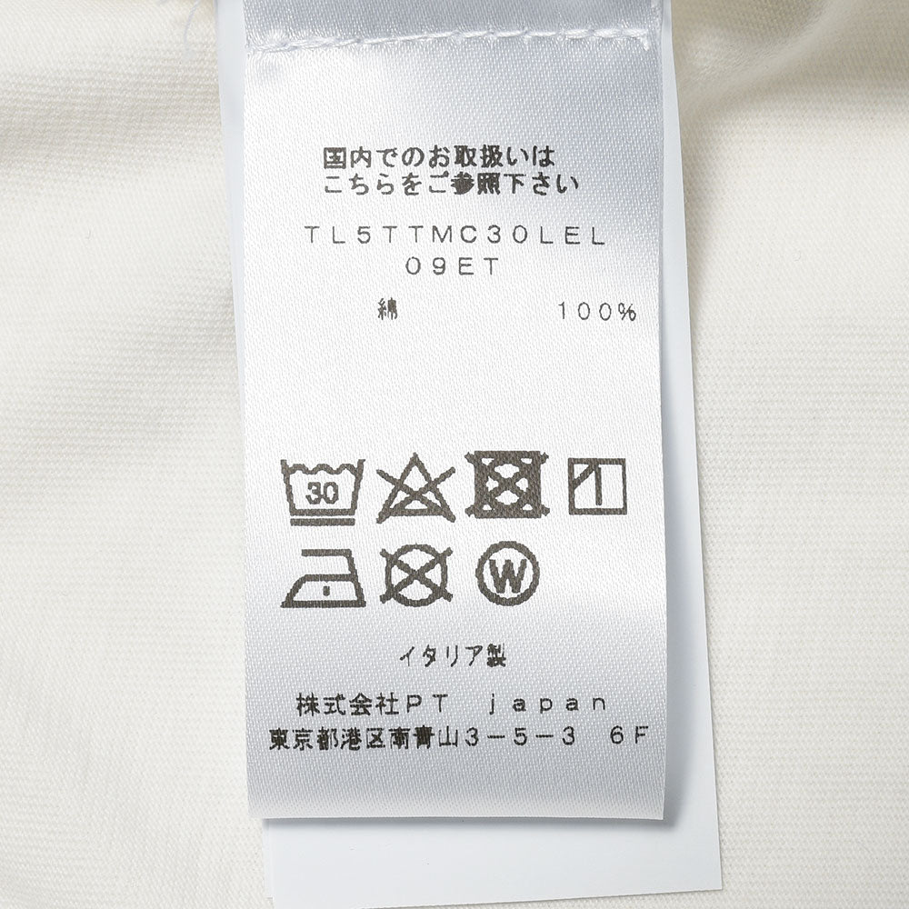 PT TORINO ピーティー トリノ コットン ジャージー 半袖 クルーネック カットソー