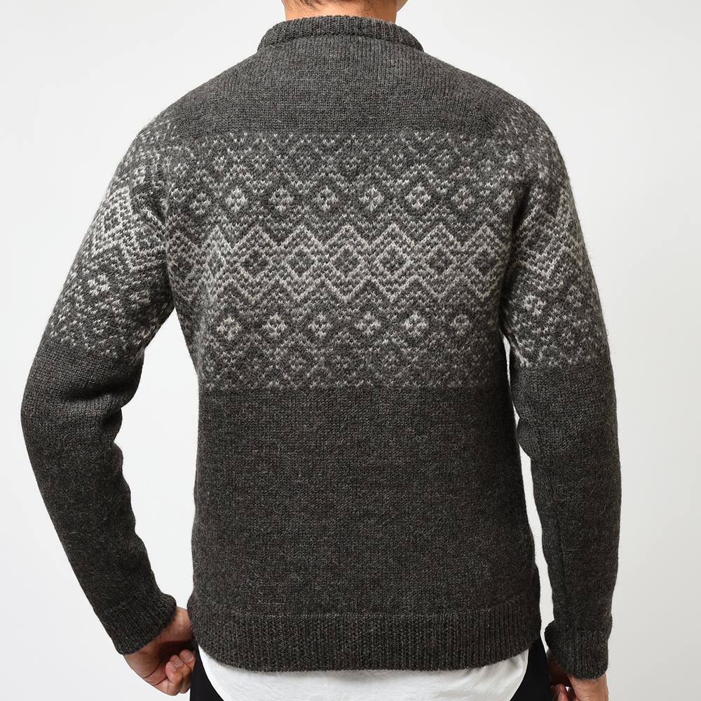 JOHN SMEDLEY ジョンスメドレー OBAN ブリティッシュウール 5ゲージ フェアアイル クルーネック ニット