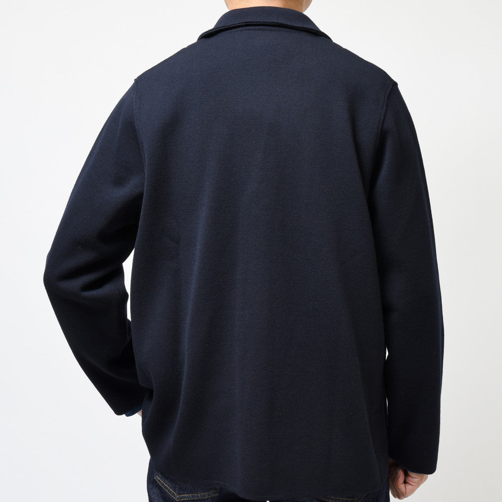 Le Minor(ル ミノア) ウールミラノリブニットジャケット 62985H