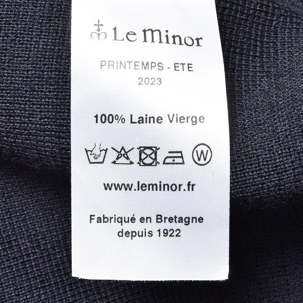 Le Minor(ル ミノア) ウールミラノリブニットブルゾン 222118H