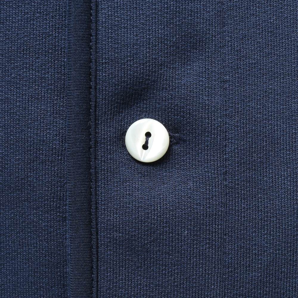 ELACIO(エラシオ) コットンスウェットカーディガン V-NK CARDIGAN