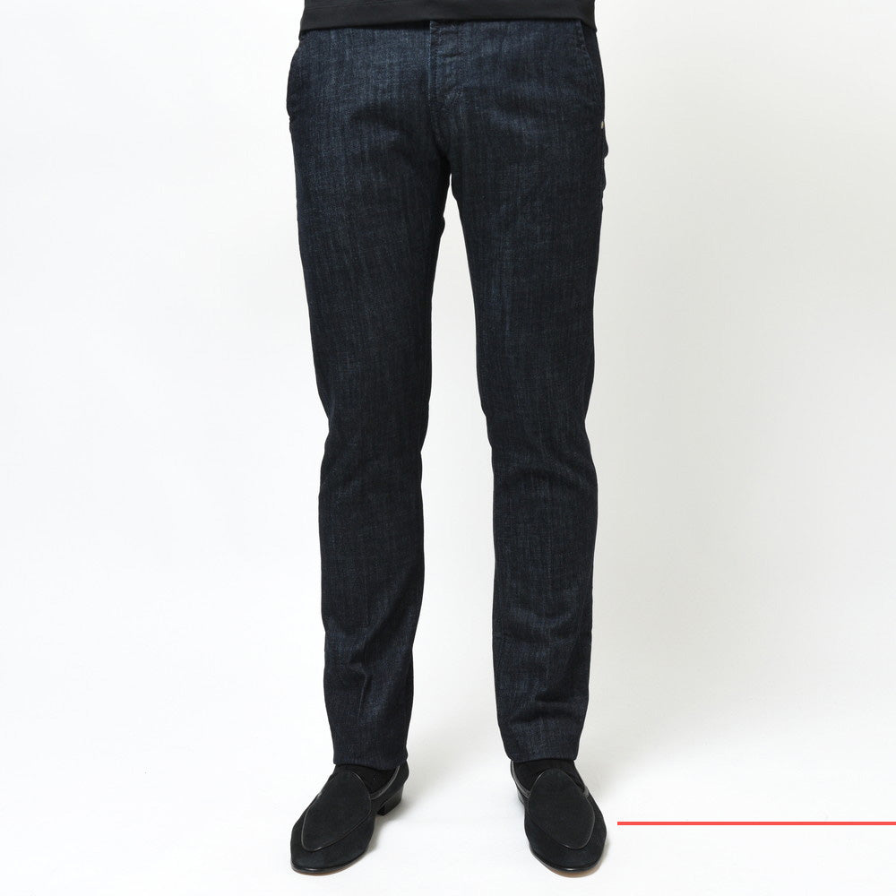 INCOTEX BLUE DIVISION(インコテックス ブルーディヴィジョン) Slim Fit ワンウォッシュスリムテーパードストレッチデニム(スラントポケット)407-81503