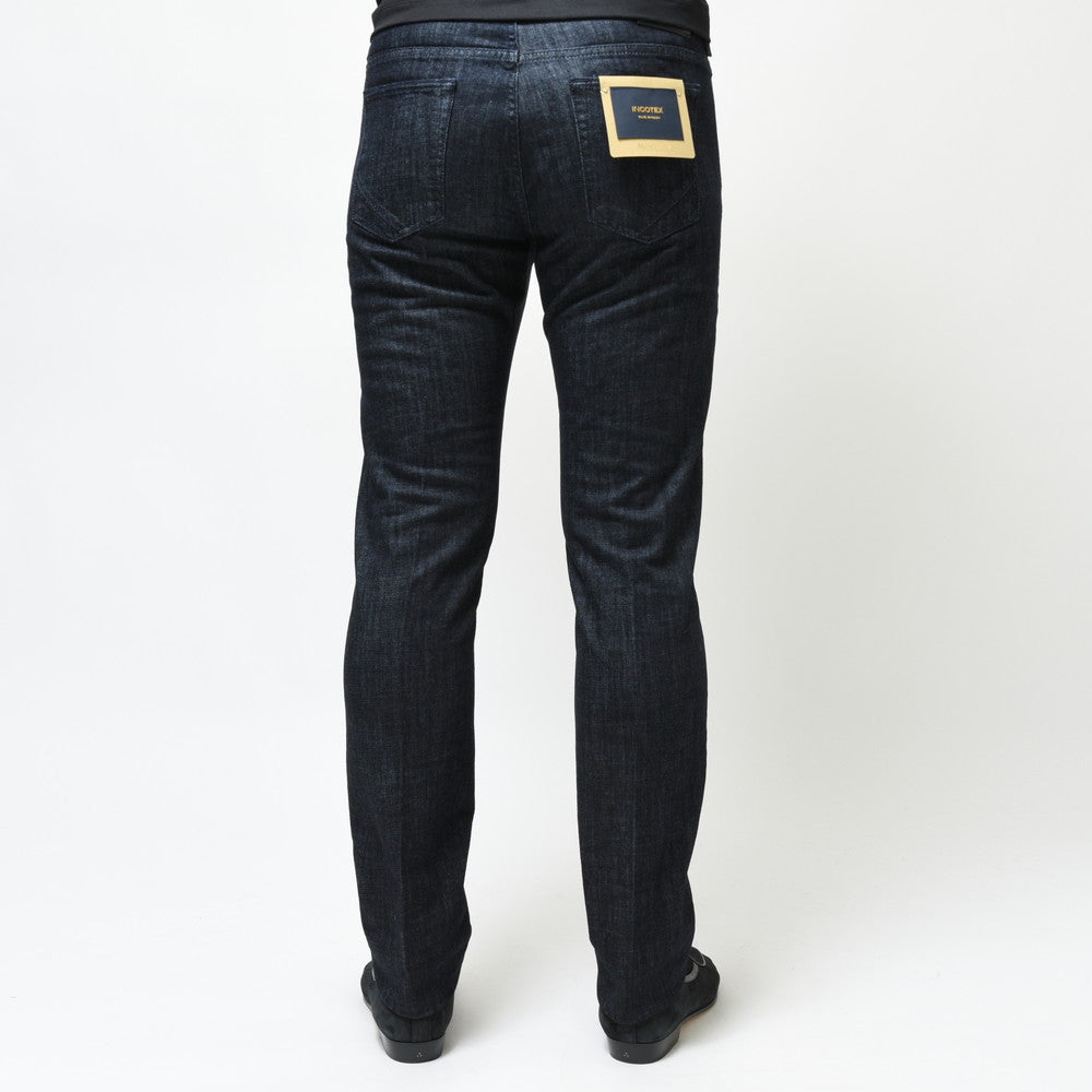 INCOTEX BLUE DIVISION(インコテックス ブルーディヴィジョン) Slim Fit ワンウォッシュスリムテーパードストレッチデニム(スラントポケット)407-81503