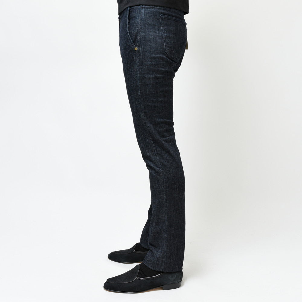 INCOTEX BLUE DIVISION(インコテックス ブルーディヴィジョン) Slim Fit ワンウォッシュスリムテーパードストレッチデニム(スラントポケット)407-81503