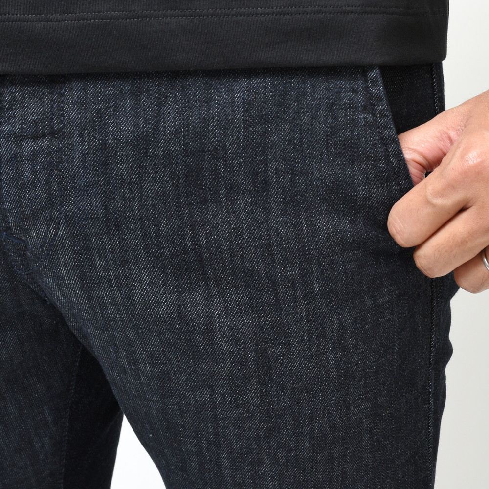 INCOTEX BLUE DIVISION(インコテックス ブルーディヴィジョン) Slim Fit ワンウォッシュスリムテーパードストレッチデニム(スラントポケット)407-81503