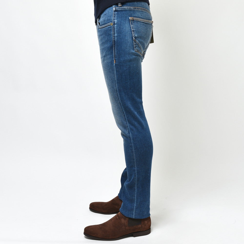 INCOTEX BLUE DIVISION(インコテックス ブルーディヴィジョン) Slim Fit ヴィンテージウォッシュスリムテーパードストレッチデニム 407-81573