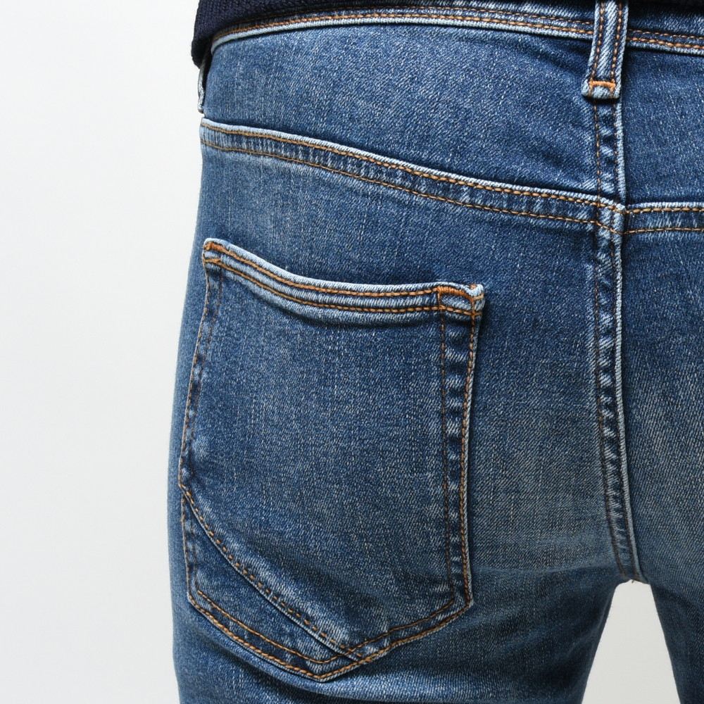 INCOTEX BLUE DIVISION(インコテックス ブルーディヴィジョン) Slim Fit ヴィンテージウォッシュスリムテーパードストレッチデニム 407-81573