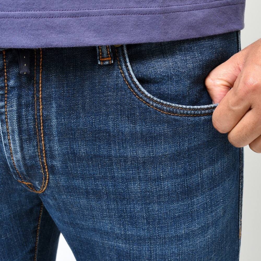 INCOTEX BLUE DIVISION(インコテックス ブルーディヴィジョン) Slim Fit ヴィンテージウォッシュスリムテーパードストレッチクロップドデニム 407-81576