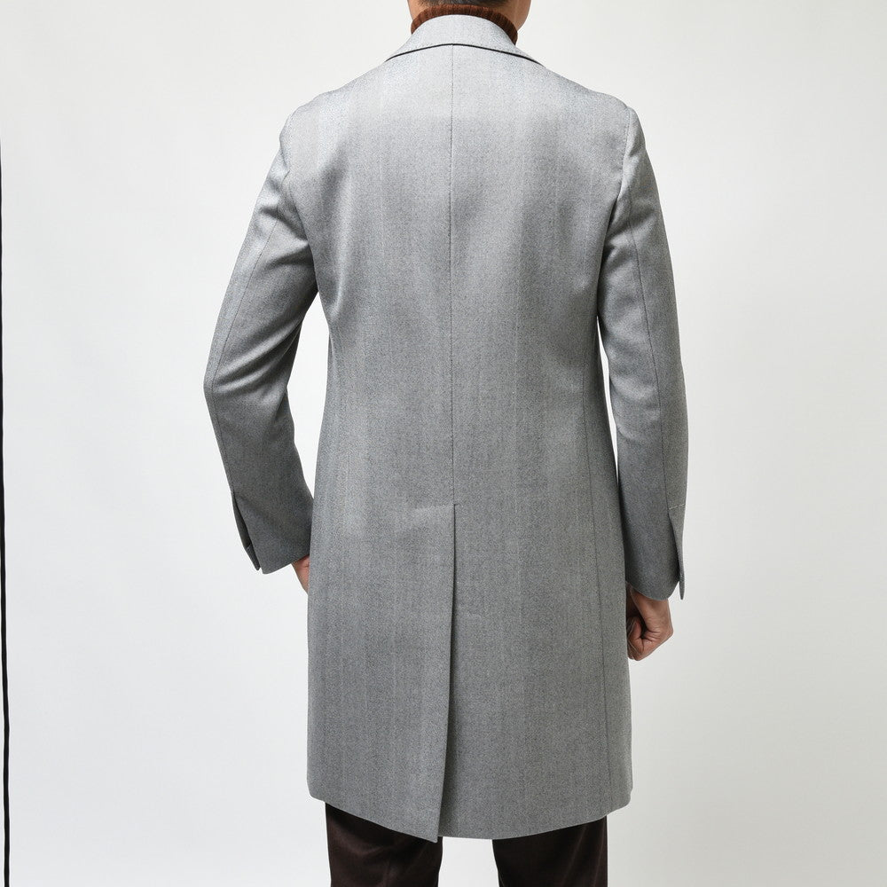 LARDINI(ラルディーニ) SPECIALウールヘリンボーンチェスターフィールドコート JY23636Q/ITC61607