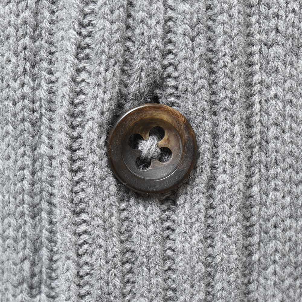 Settefili Cashmere セッテフィーリ カシミア ウール カシミヤ ケーブル ショールカラー ロングニットカーディガン